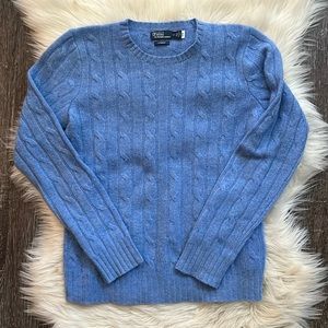 Polo bu Ralph Lauren cable knit cashmere sweater